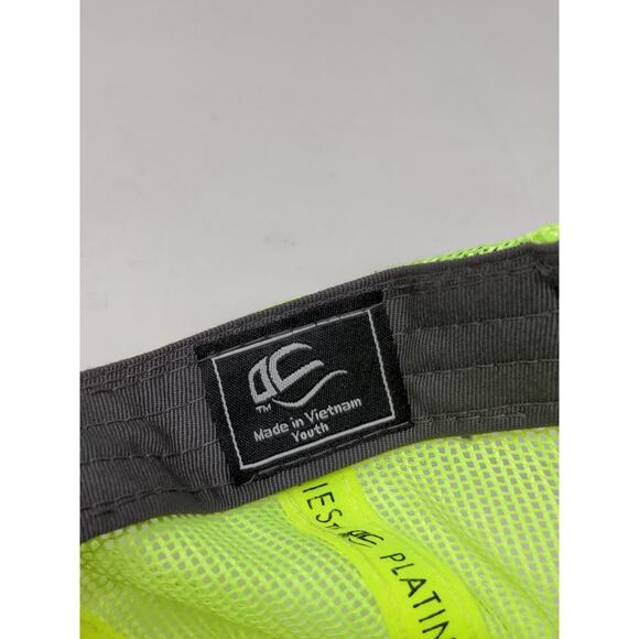 Youth Becks Hybrid Seeds Strapback Meshback Hat Black & Green Embroidered Logo - Picture 9 of 9